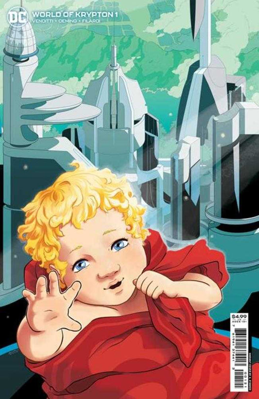 DC Comics COMIC BOOK VF/NM World Of Krypton #1 (Of 6) Cover B A Damico Card Stock Variant