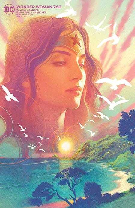 DC COMICS comic book VF WONDER WOMAN #763 J MIDDLETON CARD STOCK VAR ED