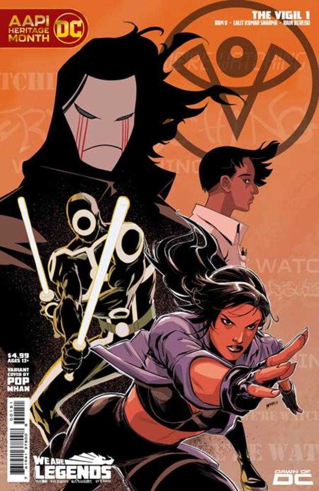 DC Comics COMIC BOOK Vigil #1 (Of 6) Cover C Pop Mhan Aapi Heritage Month Card Stock Variant
