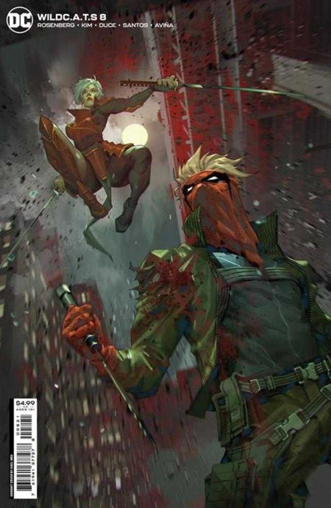 DC Comics COMIC BOOK Wildcats #8 Cover B Kael Ngu Card Stock Variant