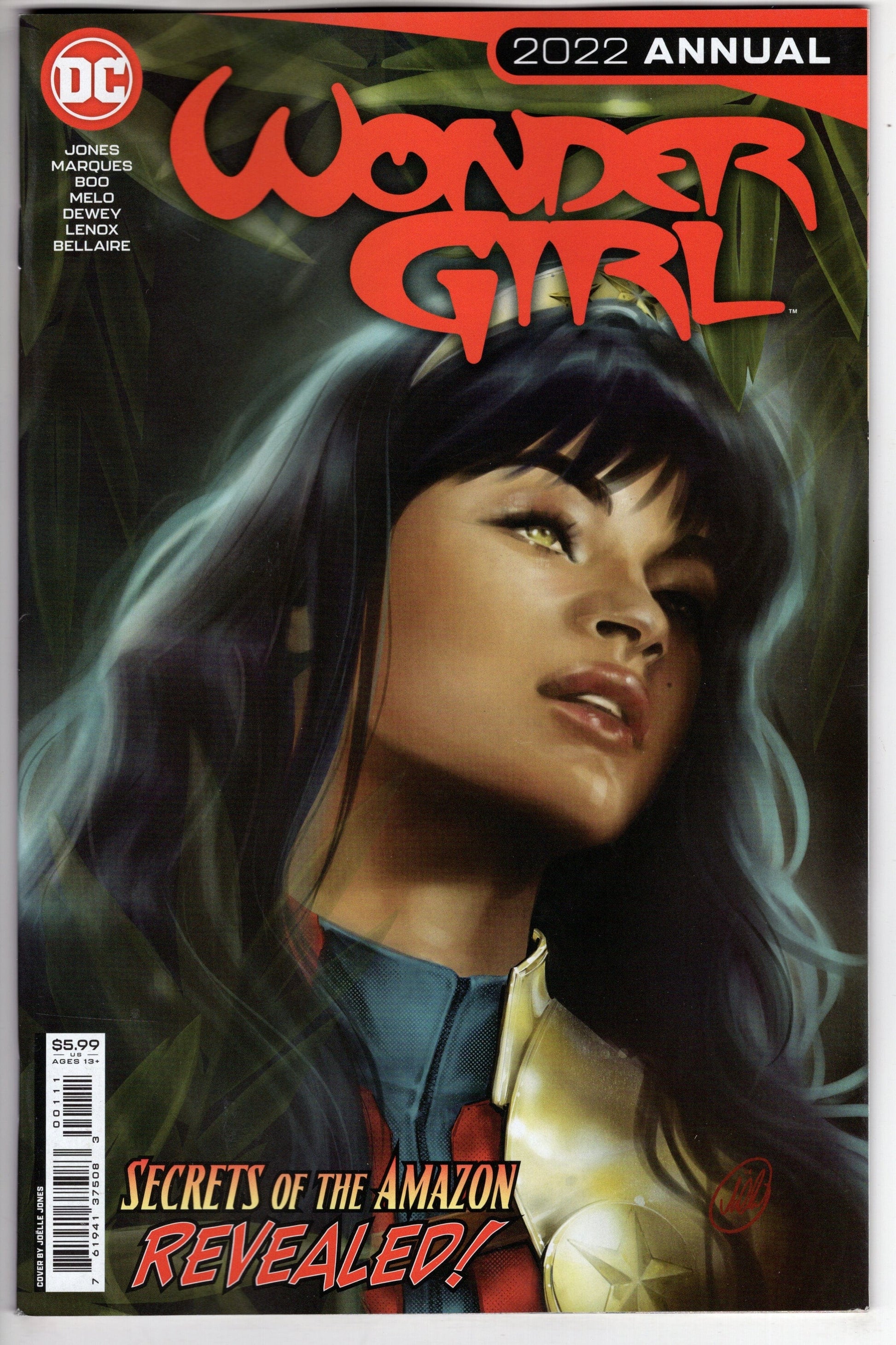 DC Comics COMIC BOOK Wonder Girl 2022 Annual #1 (One Shot) Cover A Joelle Jones