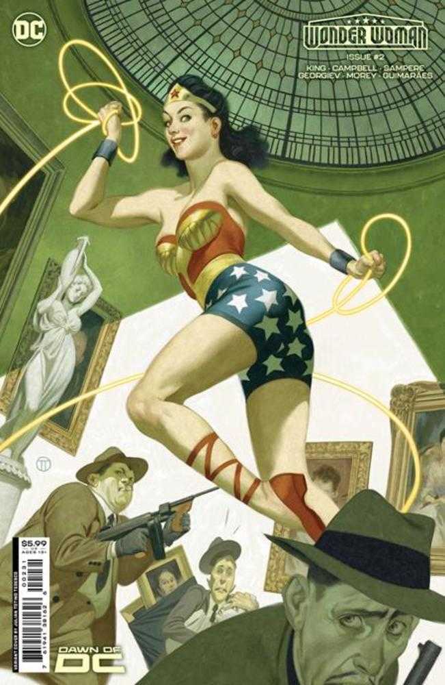 DC Comics COMIC BOOK Wonder Woman #2 Cover C Julian Totino Tedesco Card Stock Variant