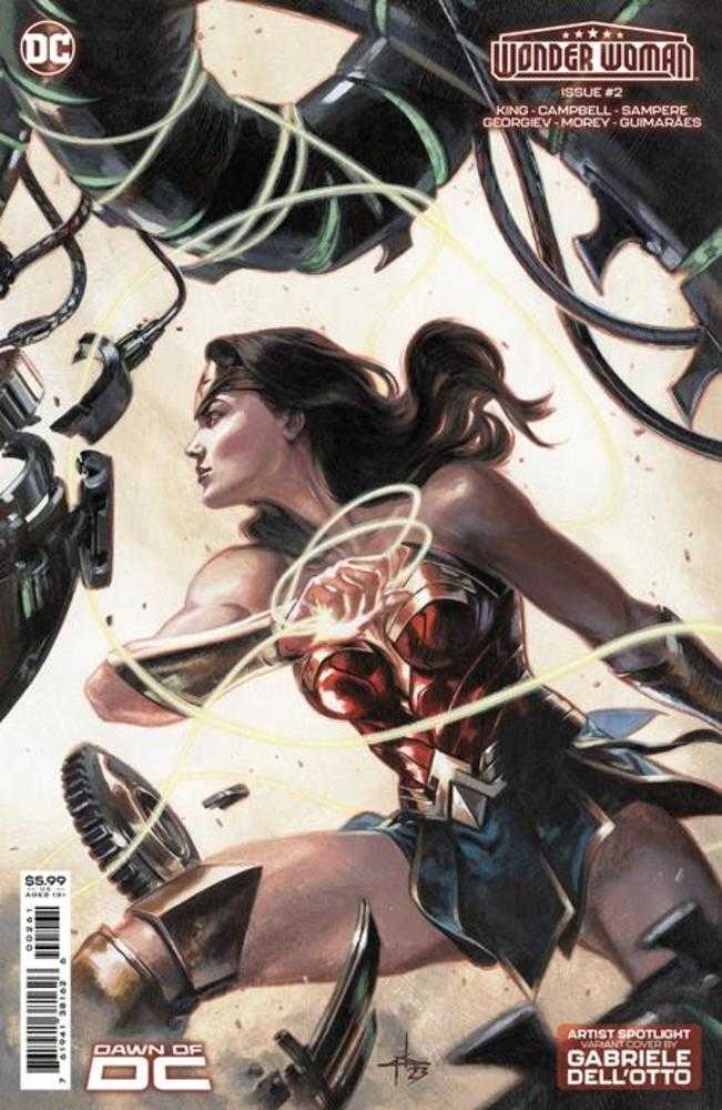 DC Comics COMIC BOOK Wonder Woman #2 Cover D Gabriele Dell Otto Artist Spotlight Card Stock Variant