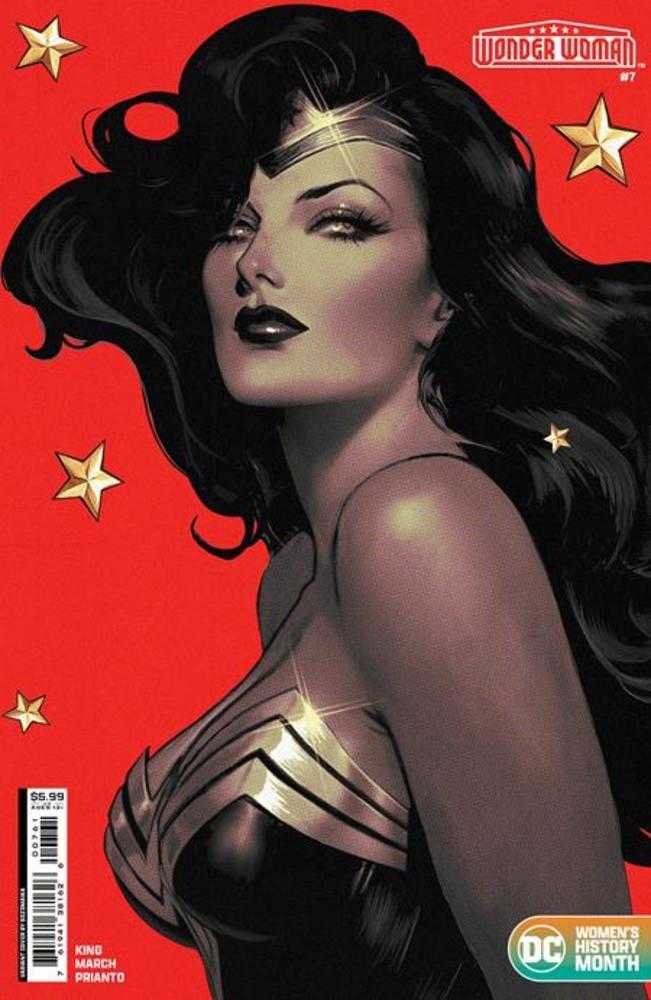 DC Comics COMIC BOOK Wonder Woman #7 Cover D Sozomaika Womens History Month Card Stock Variant