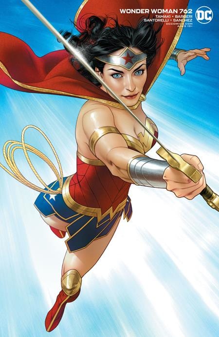 DC COMICS COMIC BOOK WONDER WOMAN #762 CARD STOCK J MIDDLETON VAR ED