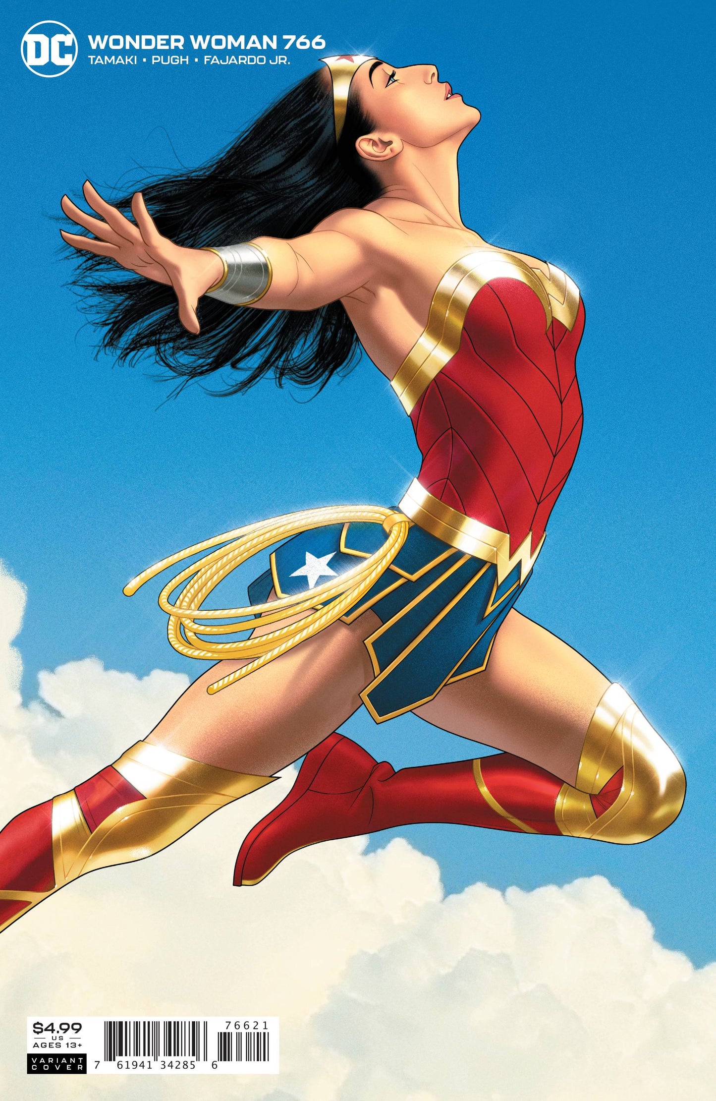 DC COMICS COMIC BOOK WONDER WOMAN #766 CARD STOCK J MIDDLETON VAR ED