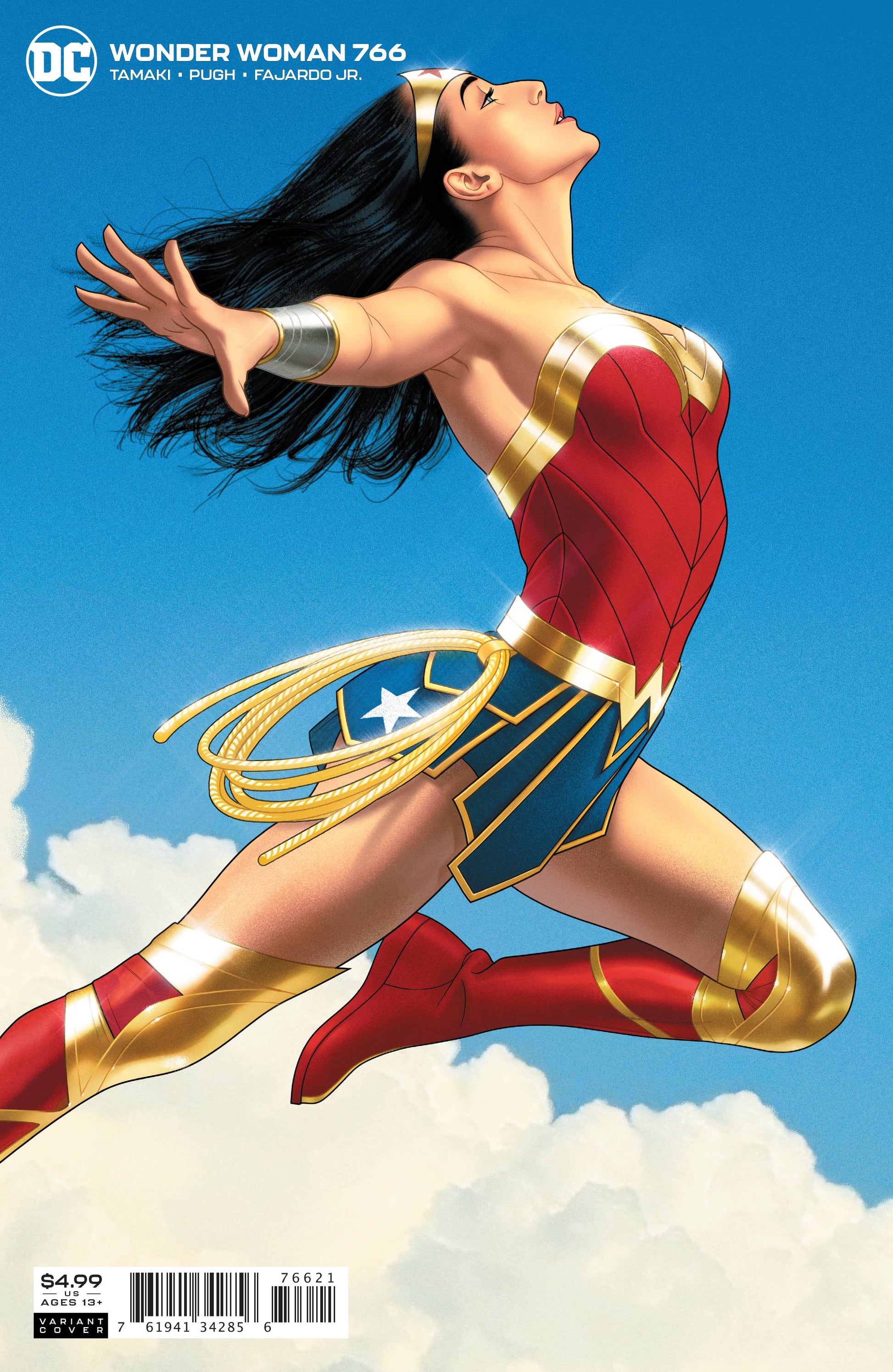 DC COMICS COMIC BOOK WONDER WOMAN #766 CARD STOCK J MIDDLETON VAR ED