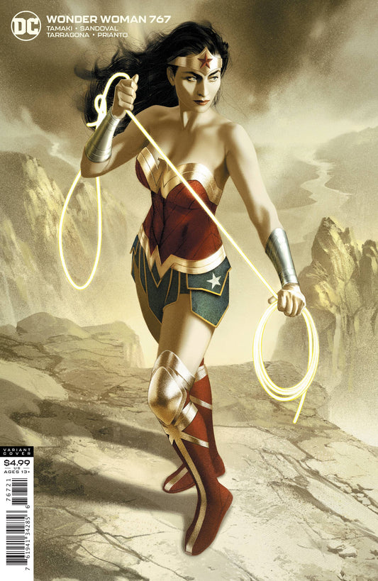 DC COMICS COMIC BOOK WONDER WOMAN #767 CARD STOCK J MIDDLETON VAR ED