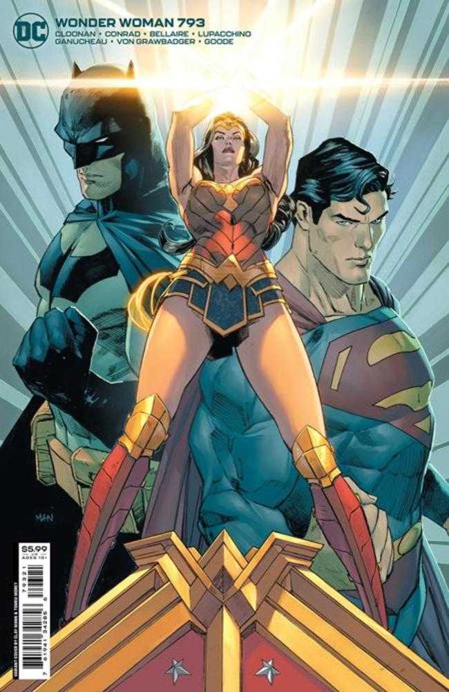 DC Comics COMIC BOOK Wonder Woman #793 Cover B Clay Mann Card Stock Variant (Kal-El Returns Tie-In)