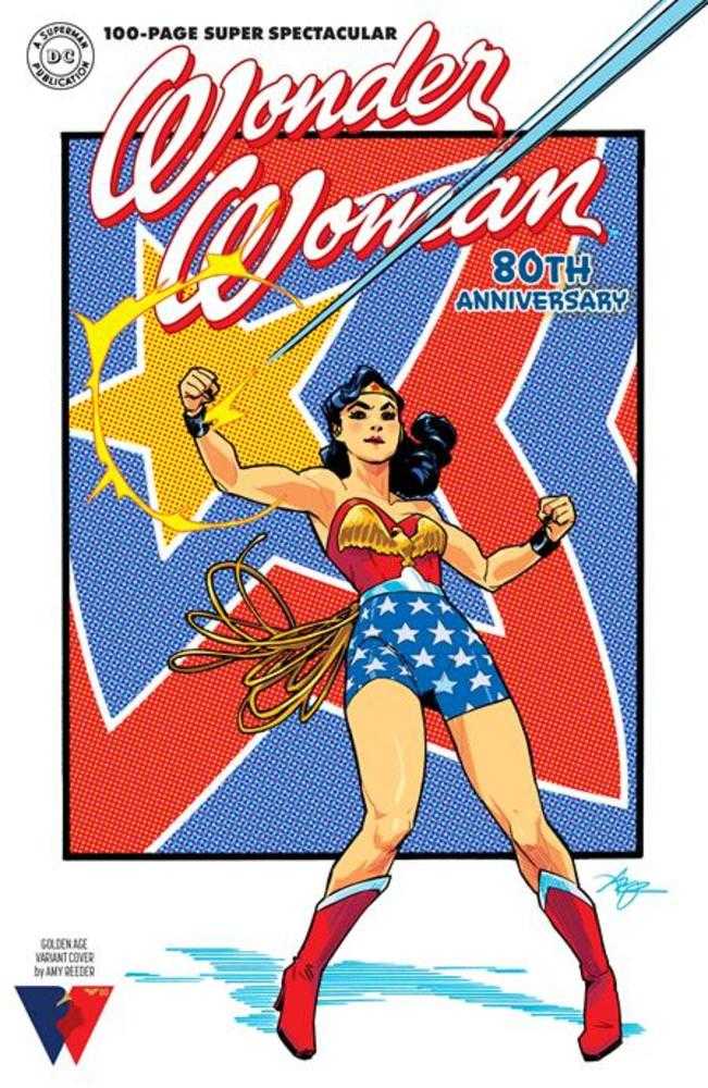 DC Comics COMIC BOOK Wonder Woman 80th Anniversary 100-Page Super Spectacular #1 (One Shot) Cover F Amy Reeder Golden Age Variant