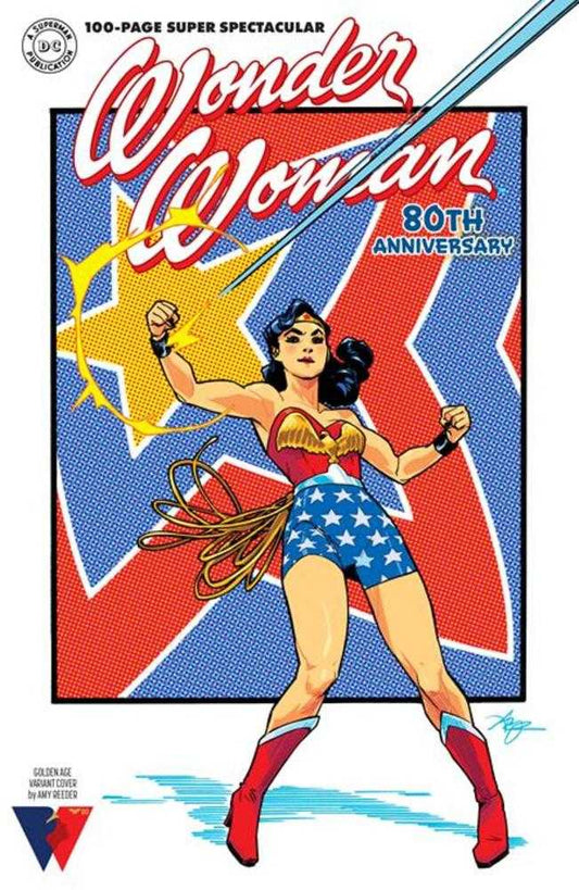 DC Comics COMIC BOOK Wonder Woman 80th Anniversary 100-Page Super Spectacular #1 (One Shot) Cover F Amy Reeder Golden Age Variant