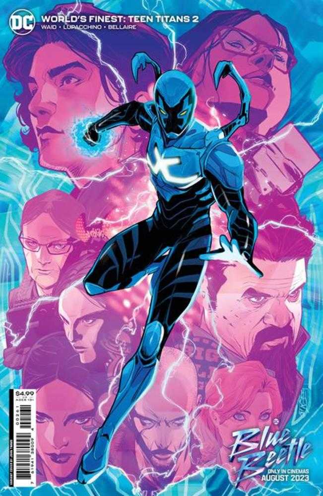 DC Comics COMIC BOOK Worlds Finest Teen Titans #2 (Of 6) Cover D John Timms Blue Beetle Movie Card Stock Variant