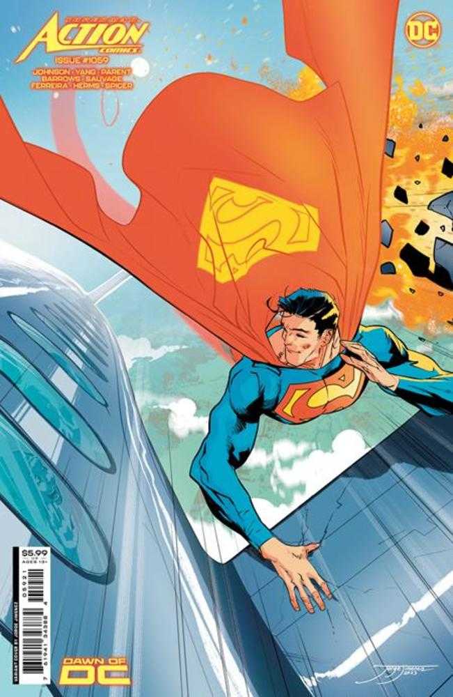 DC Comics COMIC BOOKS Action Comics #1059 Cover B Jorge Jimenez Card Stock Variant