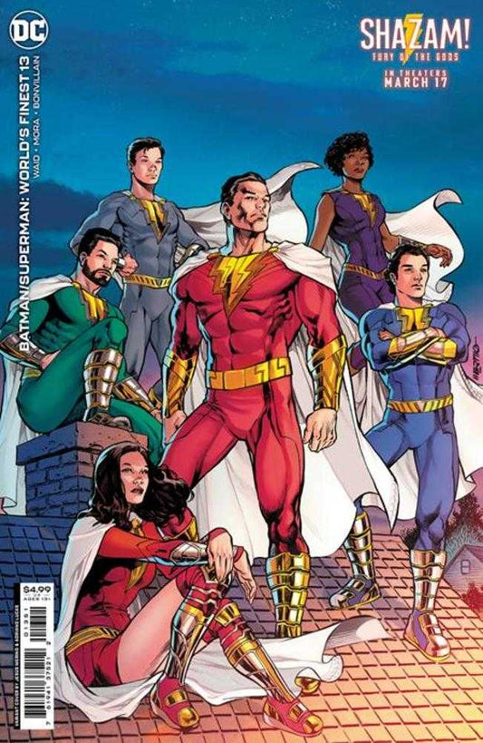 DC Comics COMIC BOOKS Batman Superman Worlds Finest #13 Cover C Jesus Merino & Adriano Lucas Shazam Fury Of The Gods Movie Card Stock Variant