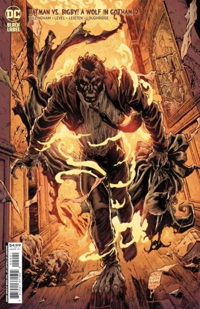 DC Comics COMIC BOOKS Batman vs Bigby A Wolf In Gotham #2 (Of 6) Cover B Brian Level & Jay Leisten Card Stock Variant (Mature)