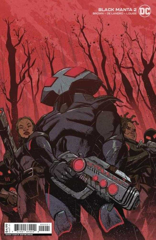 DC Comics COMIC BOOKS Black Manta #2 (Of 6) Cover B Sanford Greene Card Stock Variant