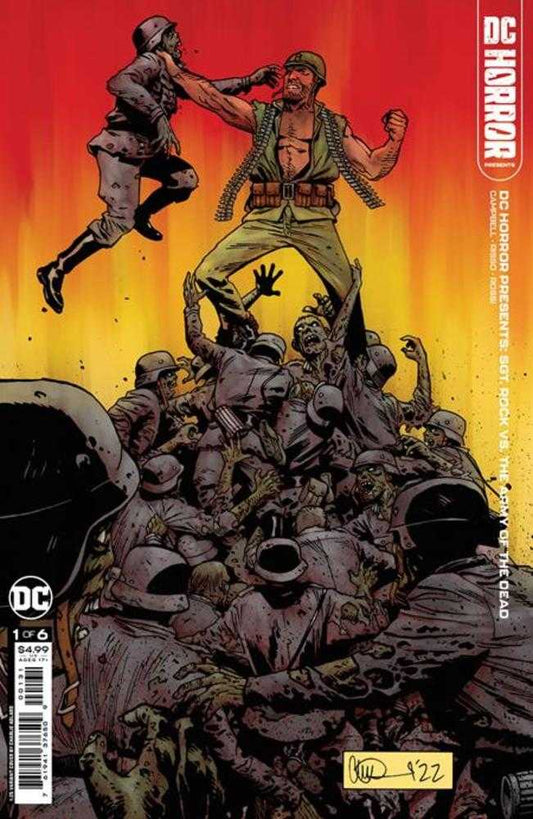 DC Comics COMIC BOOKS DC Horror Presents Sgt Rock vs The Army Of The Dead #1 (Of 6) Cover D 1 in 25 Charlie Adlard Card Stock Variant (Mature)