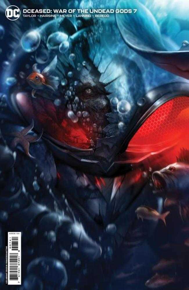 DC Comics COMIC BOOKS Dceased War Of The Undead Gods #7 (Of 8) Cover D 1 in 25 Francesco Mattina Card Stock Variant
