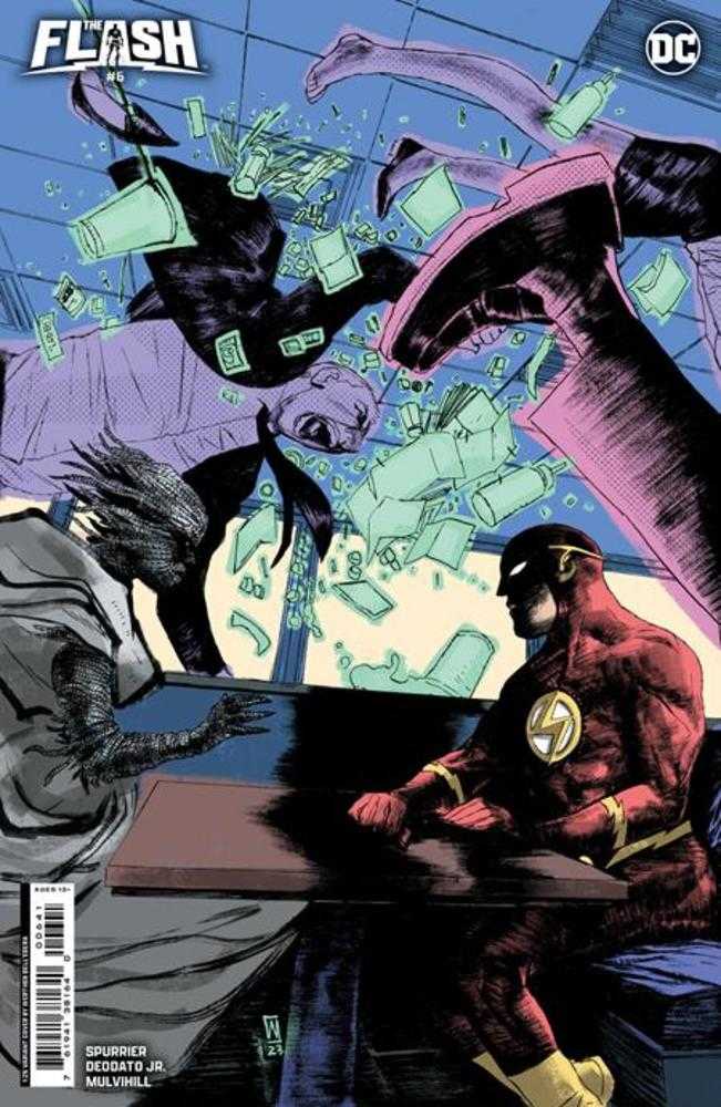 DC Comics COMIC BOOKS Flash #6 Cover E 1 in 25 Werther Dell Edera Card Stock Variant