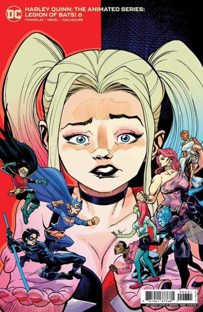 DC Comics COMIC BOOKS Harley Quinn The Animated Series Legion Of Bats #6 (Of 6) Cover C 1 in 25 Dominike Domo Stanton Card Stock Variant (Mature)