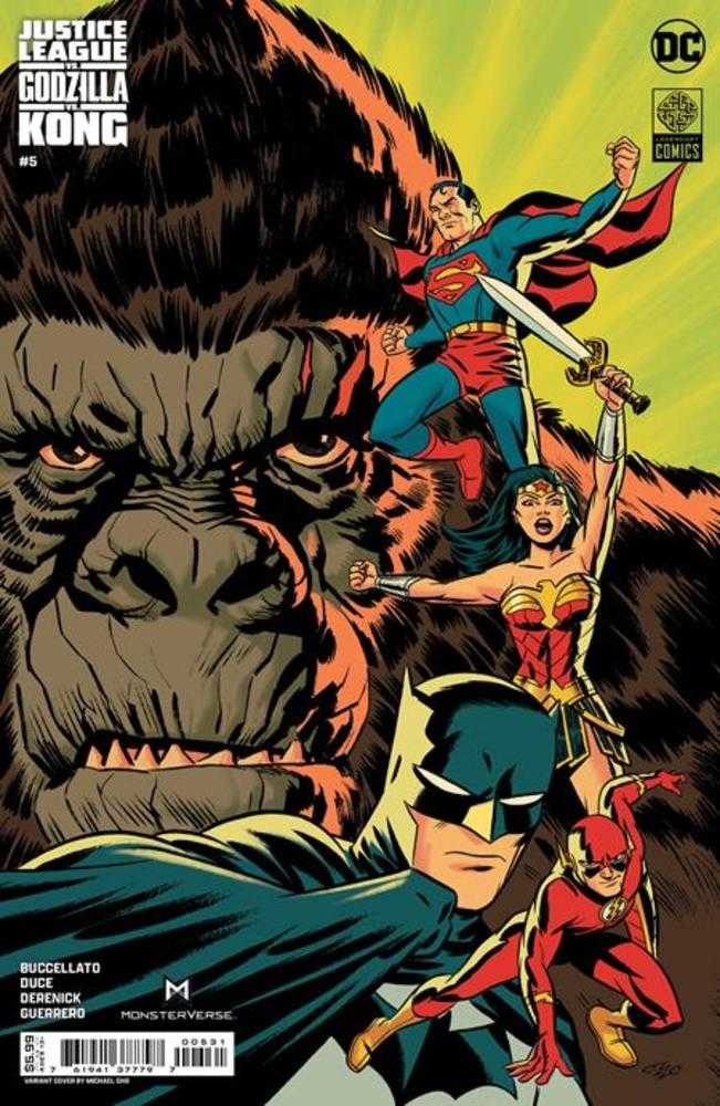 DC Comics COMIC BOOKS Justice League vs Godzilla vs Kong #5 (Of 7) Cover C Michael Cho Card Stock Variant