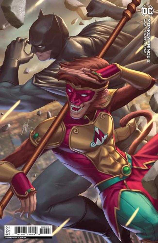 DC Comics COMIC BOOKS Monkey Prince #2 (Of 12) Cover B Ejikure Card Stock Variant