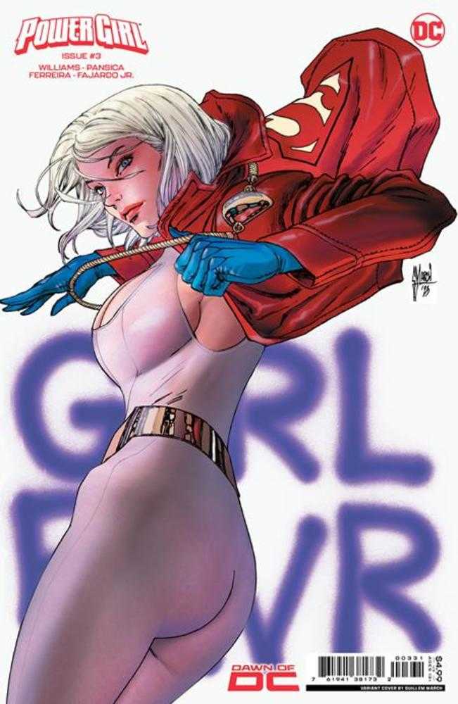DC Comics COMIC BOOKS Power Girl #3 Cover C Guillem March Card Stock Variant