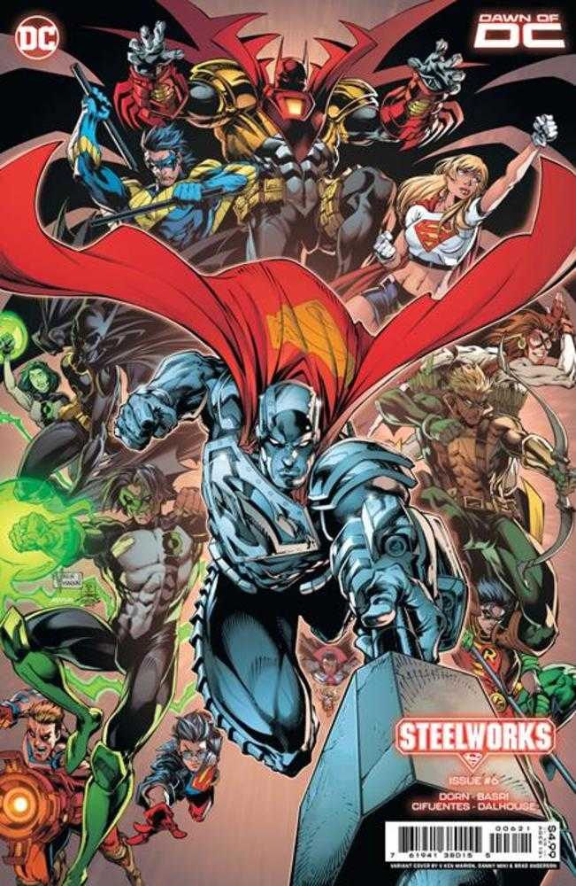 DC Comics COMIC BOOKS Steelworks #6 (Of 6) Cover B V Ken Marion & Danny Miki Card Stock Variant