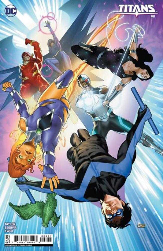 DC Comics COMIC BOOKS Titans #8 Cover B Taurin Clarke Card Stock Variant