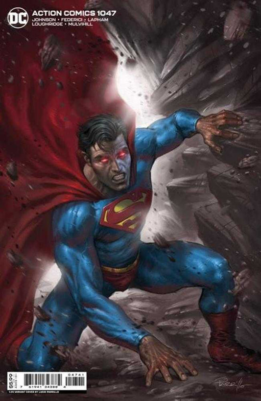 DC Comics COMIC BOOKS VF/NM Action Comics #1047 Cover D 1 in 25 Lucio Parrillo Card Stock Variant