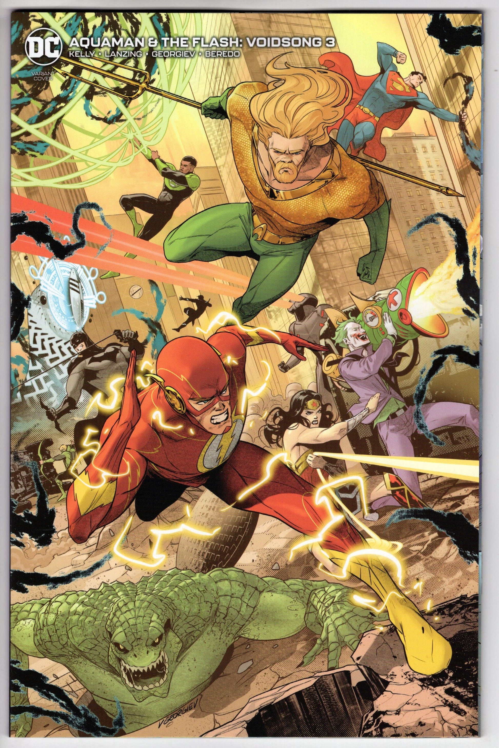 DC Comics COMIC BOOKS VF/NM Aquaman & The Flash Voidsong #3 (Of 3) Cover B Vasco Georgiev Variant