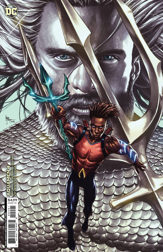 DC COMICS COMIC BOOKS VF/NM AQUAMEN #4 CVR B SUAYAN CARD STOCK VARIANT