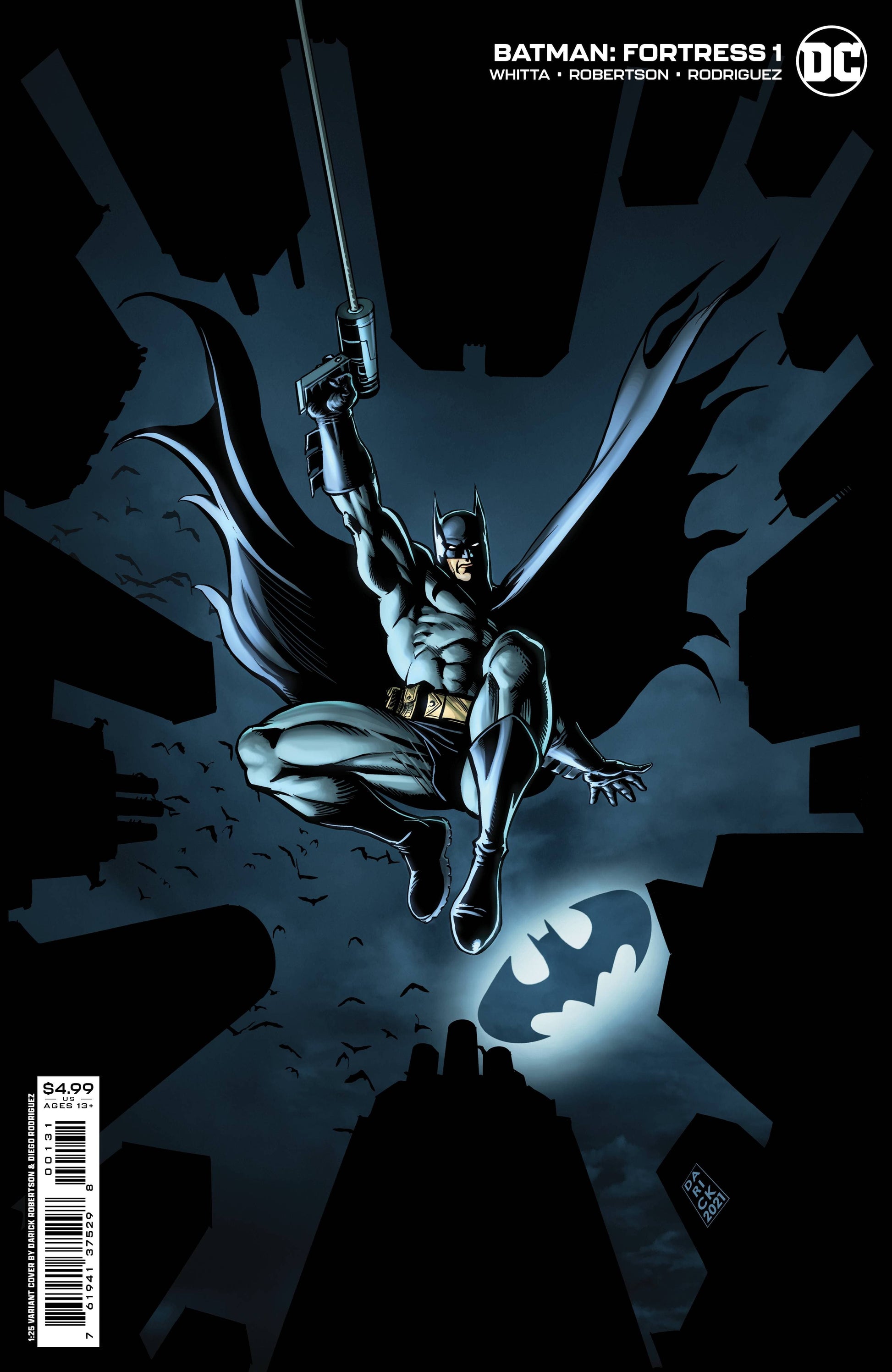 DC COMICS COMIC BOOKS VF/NM BATMAN FORTRESS #1 CVR C 25 COPY ROBERTSON CARD STOCK VARIANT (M