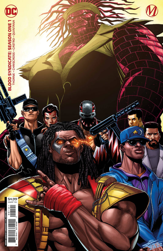 DC COMICS COMIC BOOKS VF/NM BLOOD SYNDICATE SEASON ONE #1 CVR B CHRISCROSS CARD STOCK VA