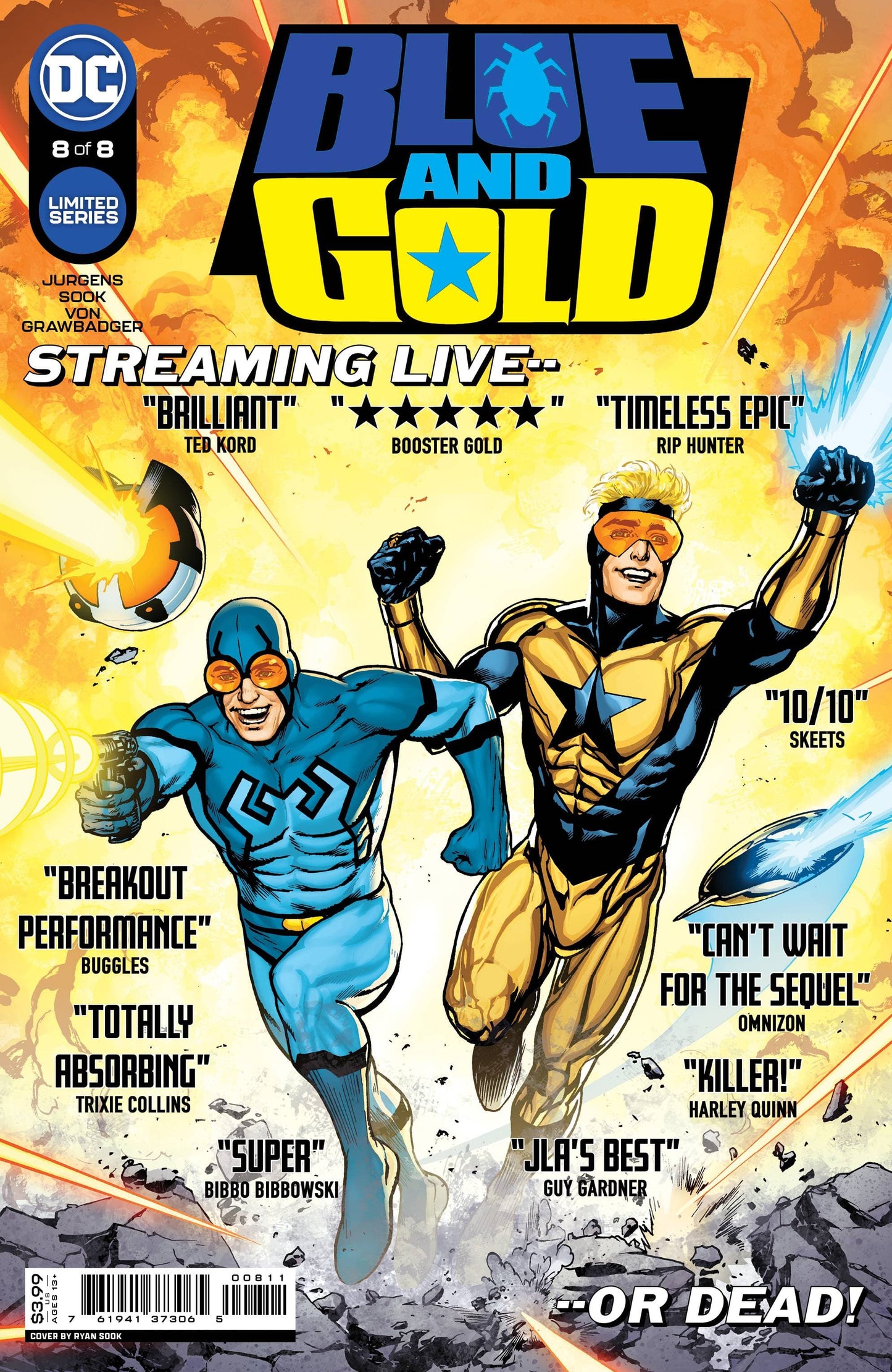 DC COMICS COMIC BOOKS VF/NM BLUE & GOLD #8 (OF 8)