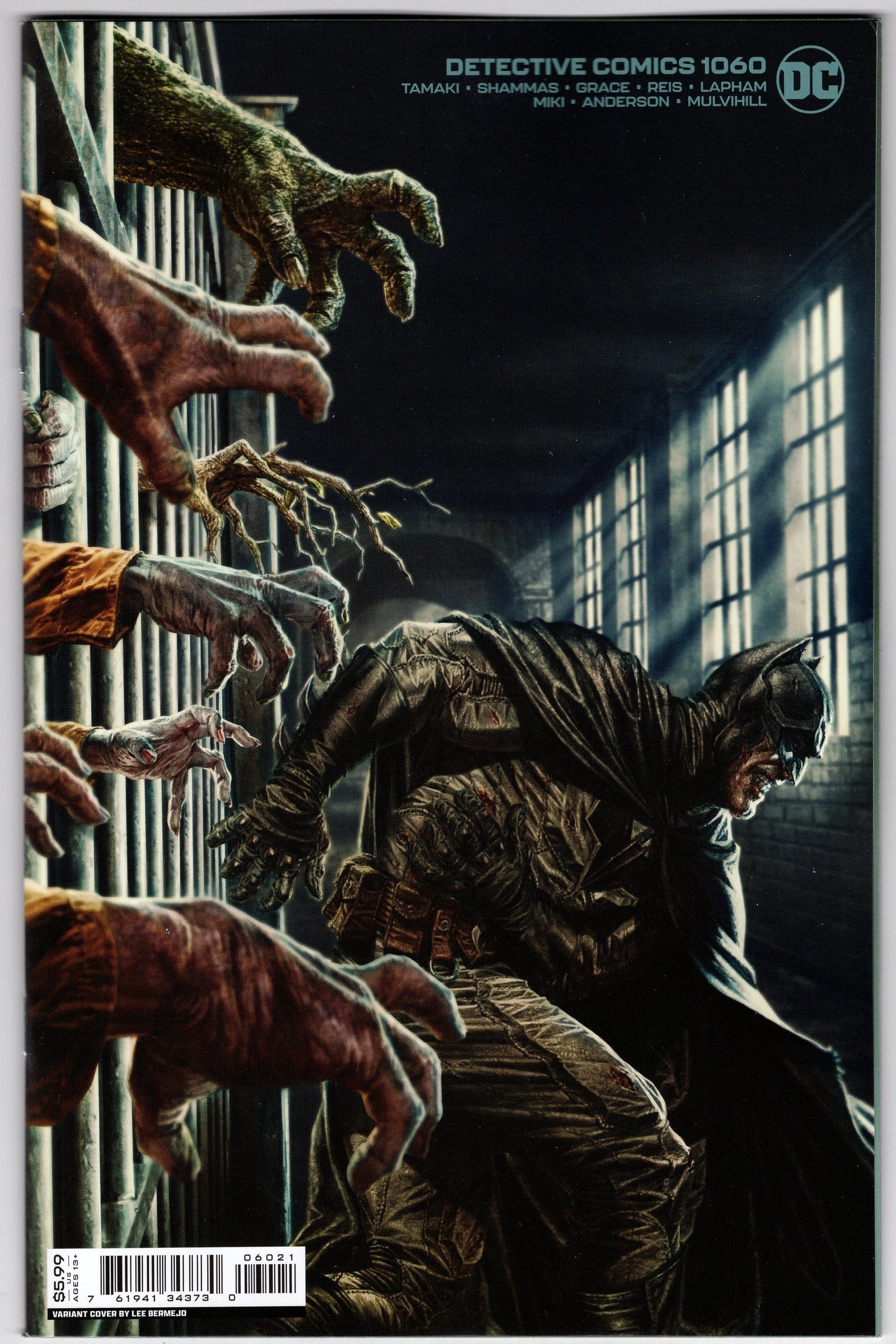 DC COMICS COMIC BOOKS VF/NM DETECTIVE COMICS #1060 CVR B BERMEJO CARD STOCK VARIANT