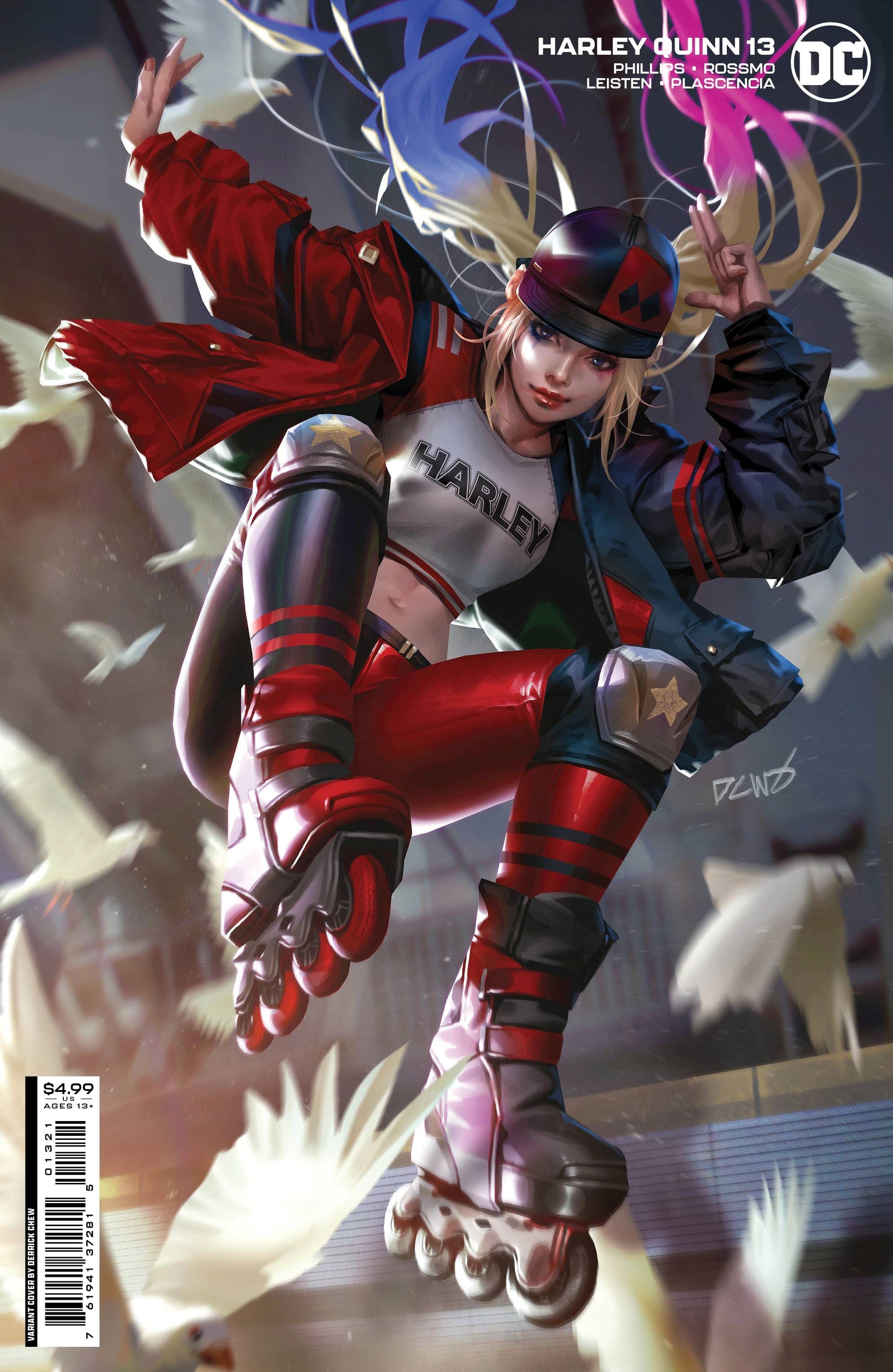 DC COMICS COMIC BOOKS VF/NM HARLEY QUINN #13 CVR B CHEW CARD STOCK VAR