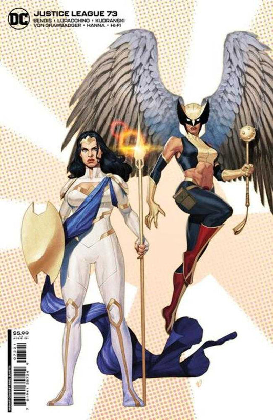 DC Comics COMIC BOOKS VF/NM Justice League #73 Cover B Kyle Hotz Card Stock Variant