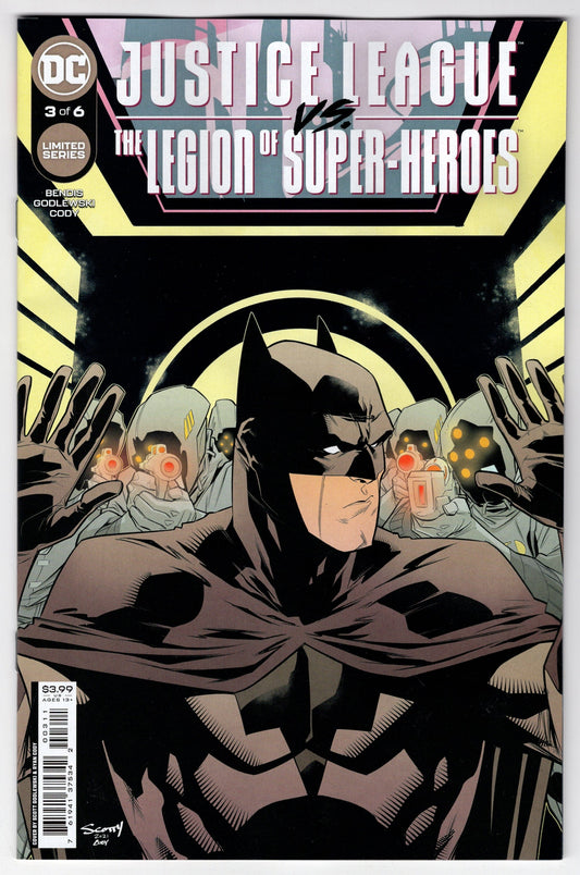 DC COMICS COMIC BOOKS VF/NM JUSTICE LEAGUE VS LEGION OF SUPERHEROES #3 CVR A GODLEWSKI