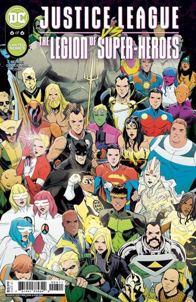 DC Comics COMIC BOOKS VF/NM Justice League vs The Legion Of Super-Heroes #6 (Of 6) Cover A Scott Godlewski