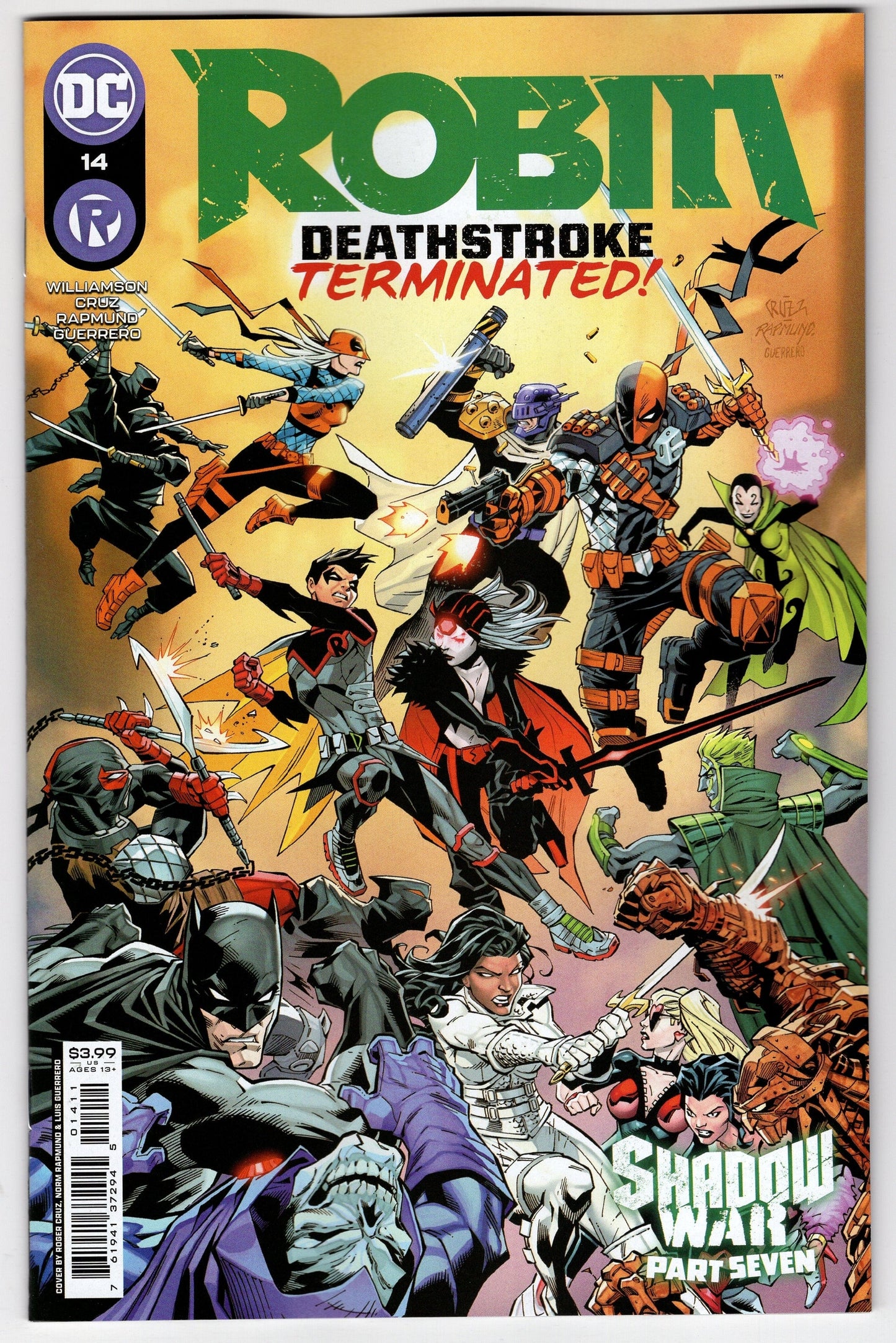 DC COMICS COMIC BOOKS VF/NM ROBIN #14 CVR A CRUZ & RAPMUND