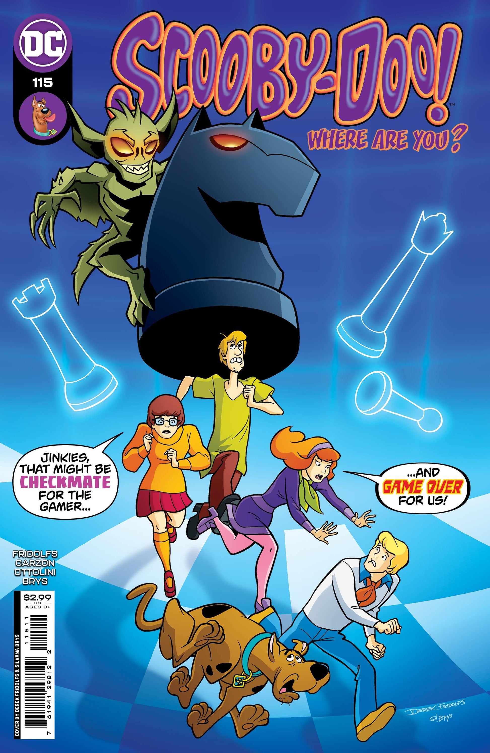 DC COMICS COMIC BOOKS VF/NM SCOOBY DOO WHERE ARE YOU #115