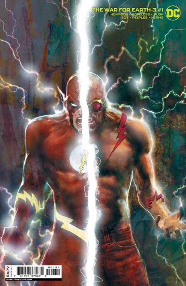 DC Comics COMIC BOOKS VF/NM War For Earth-3 #1 (Of 2) Cover C 1 in 25 Liam Sharp Card Stock Variant