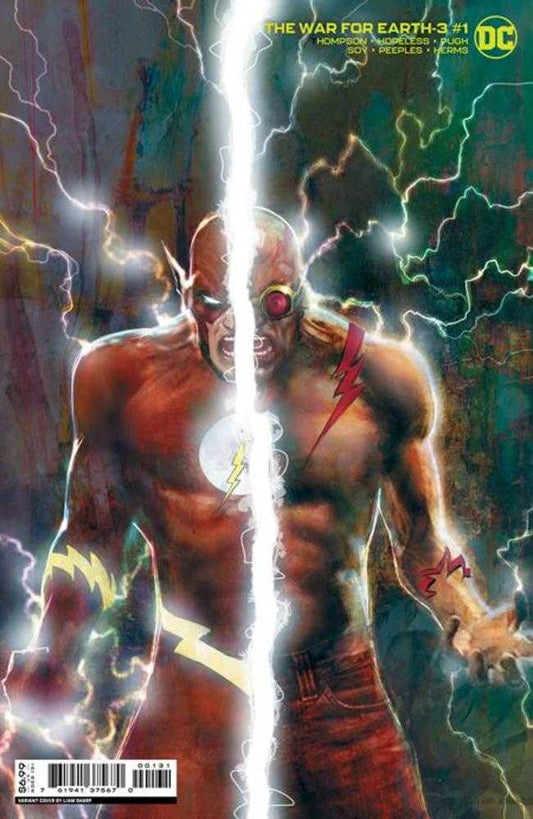 DC Comics COMIC BOOKS VF/NM War For Earth-3 #1 (Of 2) Cover C 1 in 25 Liam Sharp Card Stock Variant