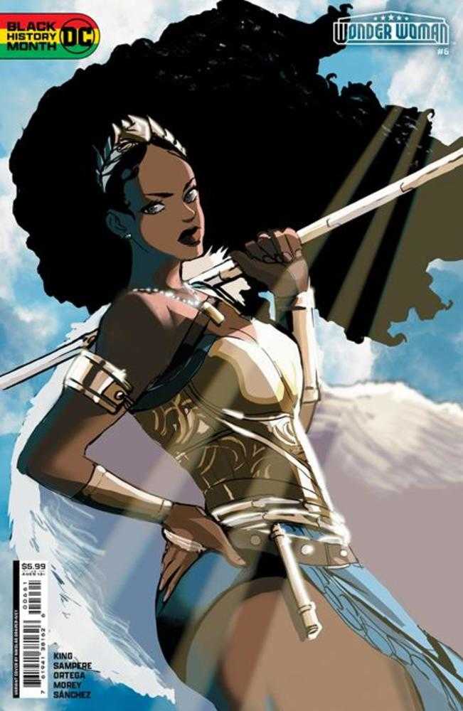 DC Comics COMIC BOOKS Wonder Woman #6 Cover D Nikolas Draper-Ivey Black History Month Card Stock Variant