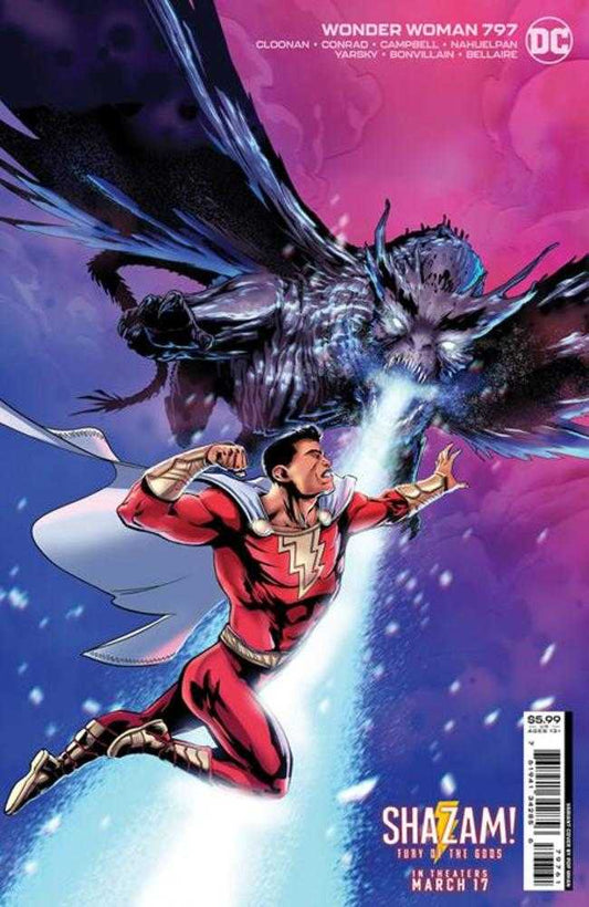 DC Comics COMIC BOOKS Wonder Woman #797 Cover D Pop Mhan Shazam Fury Of The Gods Movie Card Stock Variant (Revenge Of The Gods)