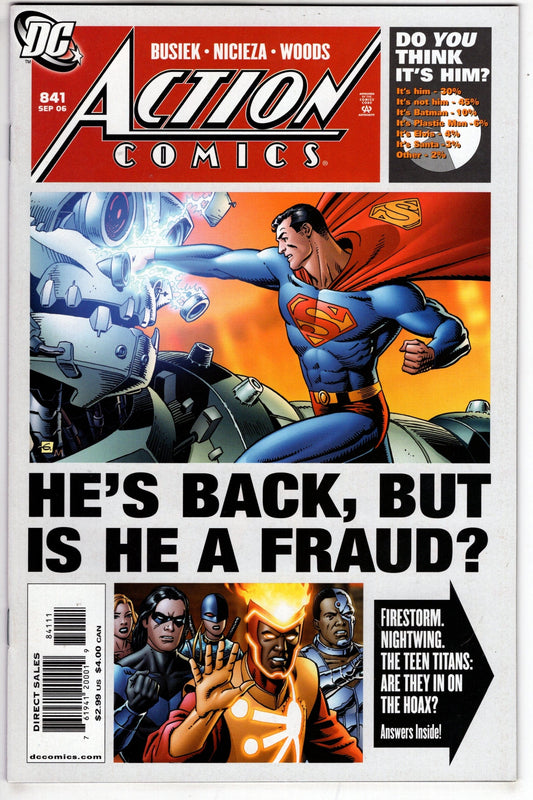 DC COMICS Comics ACTION COMICS #841