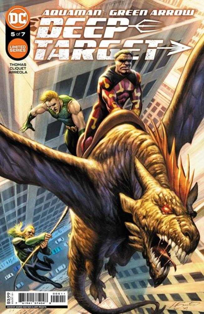 DC Comics Comics Aquaman Green Arrow Deep Target #5 (Of 7) Cover A Marco Santucci