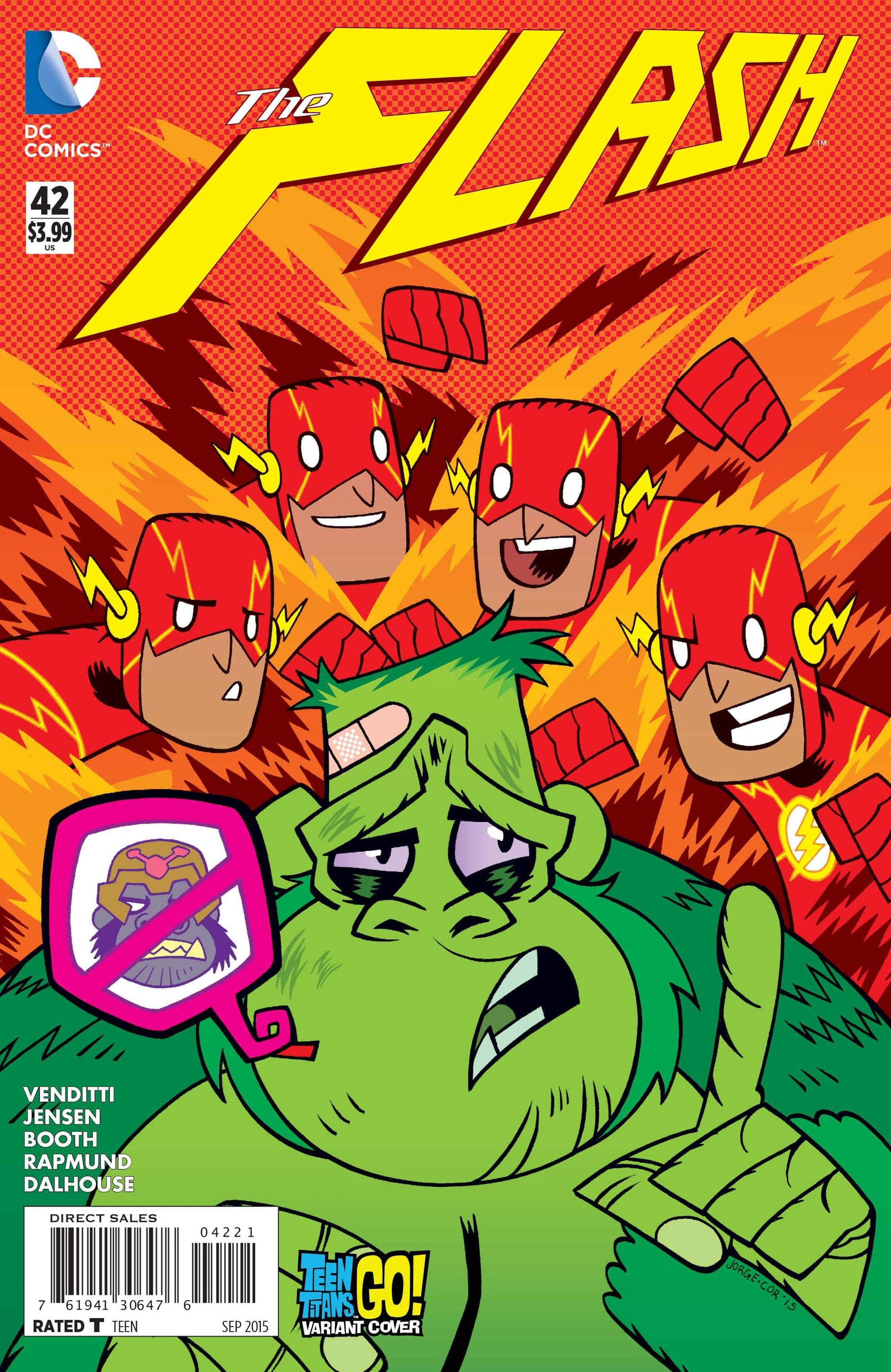 DC COMICS Comics FLASH #42 TEEN TITANS GO VAR ED