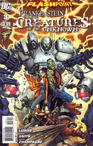 DC COMICS Comics FLASHPOINT FRANKENSTEIN CREATURES OF UNKNOWN #3 (OF 3)